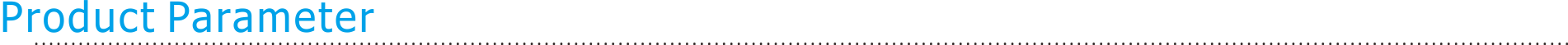 Product Parameter